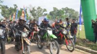 Walikota Metro Hadiri dan Beri Sambutan Serta Ikut Berpartisipasi Dalam Kegiatan Trail Gas Amal Jalur Reborn