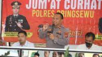 Jumat Curhat di Pardasuka, Polres Pringsewu Imbau Masyarakat Hati-Hati Beli Barang Murah Di Medsos