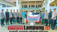 Jelang Bhayangkara Yang ke- 77 Kapolres Tulang Bawang Barat Gelar Bansos dan Baksos Ke Ponpes Quranik Center Tubaba