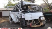 Tabrakan Maut di Pringsewu, Dua Meninggal Dunia, Tujuh Luka Luka