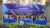 Bupati Lampung Utara di wakili DRS.HI.Lekok.MM,Membuka Workshop Evaluasi Pengelolaan Keuangan dan Pembangunan Desa Tahun 2023