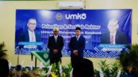 Bupati Lampung Utara Menghadiri Pelantikan Irawan Suprapto Sebagai Rektor UMKO Periode 2023=2021