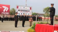 Polres Pringsewu Gelar Upacara Peringatan Hari Bhayangkara Ke-77