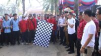 Wakil Bupati Lampung Utara Turut Memeriahkan Jalan Sehat Bersama Masyarakat Kecamatan Abung Semuli