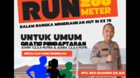 Meriahkan HUT RI Ke-78, KBO Binmas Polres pringsewu Gelar Lomba Lari 200 Meter, Ini Syarat dan Cara Daftarnya