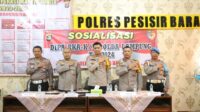 Birorena Polda Lampung, Dit Lantas Polda lampung dan Bid Propam Polda Lampung Kunjungi Polres Pesibar