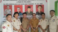 Kesbangpol Mesuji Tinjau Lembaga Pemantau Aset dan Keuangan Negara di desa WiraLaga Mulya