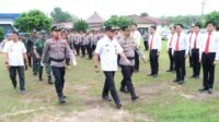Ratusan Personel Polres Tulang Bawang Apel, Dan Gelar Tiga Pos Pada Operasi Lilin Krakatau 2023