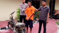 Curi Motor Tetangga, Warga Pringsewu Nyaris Di Amuk Masa