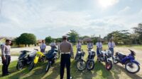 Sat Lantas Polres Tulang Bawang Tindak Delapan Pelajar Yang Gunakan Knalpot Brong