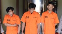 Tiga Kurir Narkoba Asal Pringsewu Ditangkap Polisi Saat menunggu Pembeli di SPBU