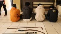 Polisi Amankan Remaja Hendak Tawuran, 3 Senjata Tajam dan 2 Motor Disita