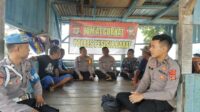 Bertempat di Pelabuhan Kuala Stabas, Kapolres Pesibar Gelar Ju’mat Curhat Kali ini