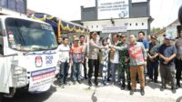 Polres Pesisir Barat, Lakukan Pengamanan dan Pengawalan Pendistribusian Logistik Pemilu 2024