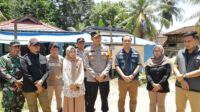 Kapolres Pesisir Barat Monitoring Pelaksanaan Pemungutan Suara Ulang di TPS 01 Pekon Tanjung Rejo