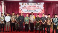 Kapolres Tulang Bawang Hadiri Launcing Kampung Damai Pemilu,AKBP James: ini Pertama di Lampung