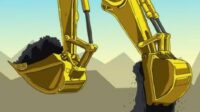 Enam Excavator Terbidik Aktif Bekerja di Tambang Galian C Sendang Agung