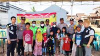 Polres Tulang Bawang Gerak Cepat Lakukan Kegiatan Kemanusiaan di Dua Lokasi Terdampak Angin Puting Beliyung