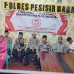 Peringatan HUT Bhayangkara Ke-78 Polres Pesisir Barat, Gelar Do,a Bersama Lintas Agama