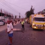 Terlibat Kecelakaan Dengan Truk di Pringsewu, Pemotor Asal Bogor Tewas Kecelakaan di Depan SPBU