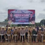 PENJABAT BUPATI MESUJI FEBRIZAL LEVI SUKMANA RESMI LUNCURKAN PENANAMAN JAGUNG SERENTAK 1 JUTA HEKTAR