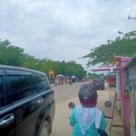 Jalan Menyempit Carut Marut Pasar Simpang Pematang Dari PKL, di Duga Sering Terjadi Kecelakaan
