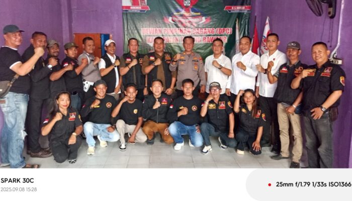Kapolsek Banjar Agung Silaturahmi Dengan Pimpinan Ormas Grib Jaya Tulang Bawang