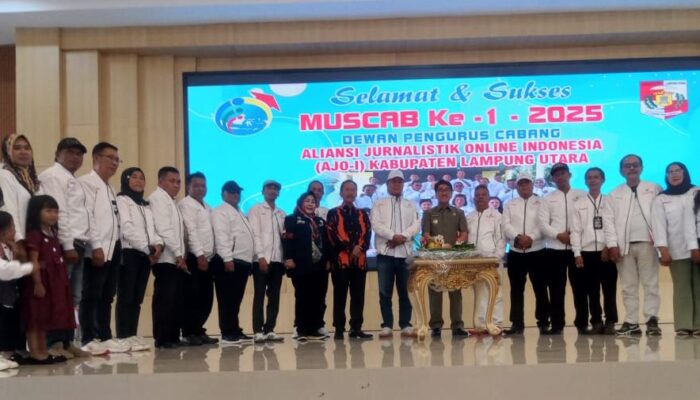 Bupati Lampung Utara hadiri muscab AJOI yang ke -1 tahun 2025