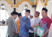 Silaturahmi Ke Bandung Baru, Pj. Bupati Pringsewu Serahkan Bantuan