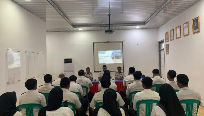 Kalapas Way Kanan Sosialisasikan SE Ditjenpas Tentang Peningkatan Kewaspadaan selama kegiatan Ramadhan dan Idul Fitri 1447 H.