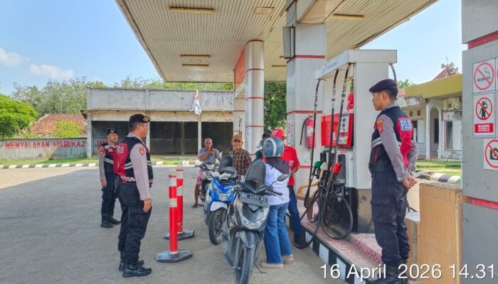Gembur Kriminal! Pasukan Elit Samapta Polres Tulang Bawang Sisir Titik Rawan, Cakat  Raya Hingga SPBU Di Jaga Ketat