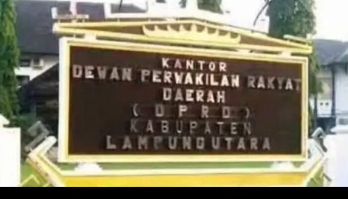 Miris! Di Tengah Sulitnya Ekonomi Warga, Anggaran Dinas DPRD Lampung Utara Diduga Fiktif Hingga Ratusan Juta