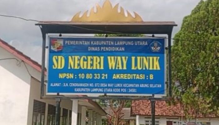Diduga Palsukan Tanda Tangan Ketua Komite, Kepsek SDN Way Lunik Lampung Utara Terindikasi Korupsi Dana BOS