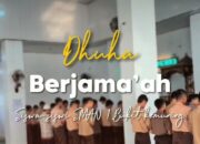 Siswa SMAN1 Bukit Kemuning  Lakukan Giat Rutin Program Pembiasaan sholat Dhuha Berjama’ah