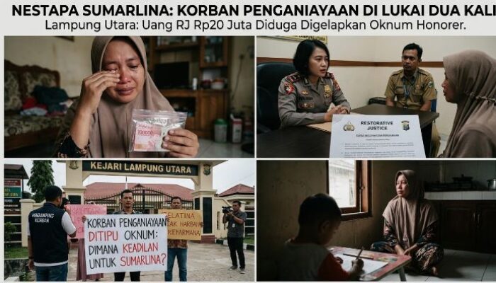 Miris,Sumarlina Korban Penganiayaan Hanya Terima Kompensasi Damai Rp 1 ,5 Juta Dari Rp 20 Juta yang Dikuasai Oknum Pengurus  Perkaranya