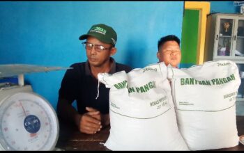 Warga Desa di Lampung Utara Resah Program Bantuan Pangan Cadangan Beras Pemerintah (CBP). dari 10 kg Persak Berkurang 2 kg   Gudang Bulog Lampung Utara Di Pertanyakan??
