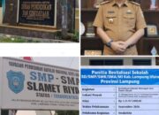 Di telpon Kadisdik Thomas Amirico, S.STP.,M.H. Kepsek SMA Slamet Riyadi Kotabumi Ralat Ucapan dan Berikan klarifikasi Resmi. Terkait Program Bantuan Pusat Revitalisasi Sekolah RP. 1.21.917.000,00.